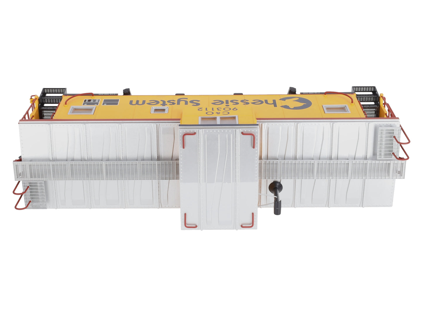USA Trains 12128 Chessie Illuminated Ext. Vision Caboose #903112 - Metal Wheels