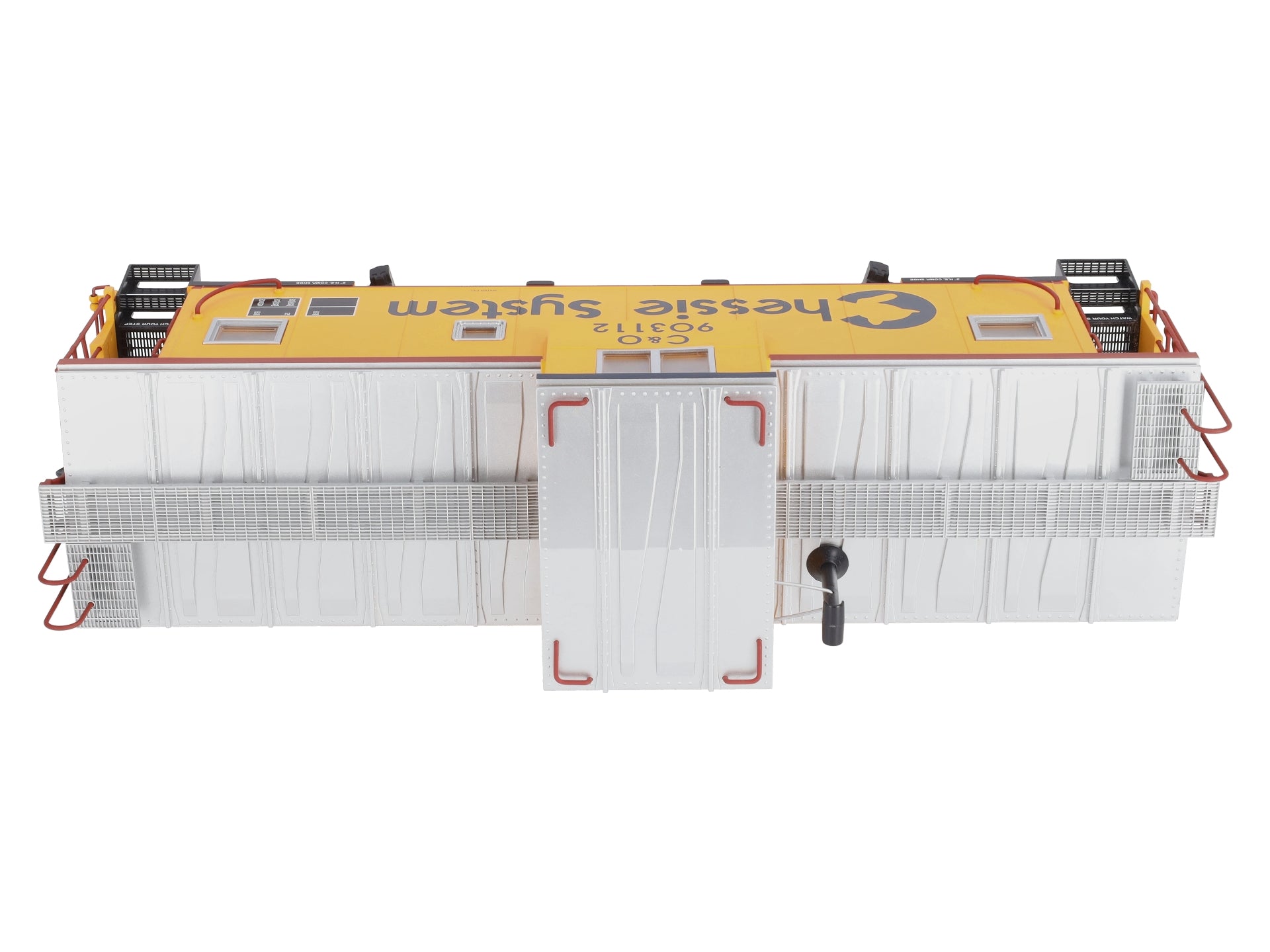 USA Trains R12128 Chessie Illuminated Ext. Vision Caboose #903112 - Metal Wheels LN/Box