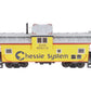 USA Trains 12128 Chessie Illuminated Ext. Vision Caboose #903112 - Metal Wheels
