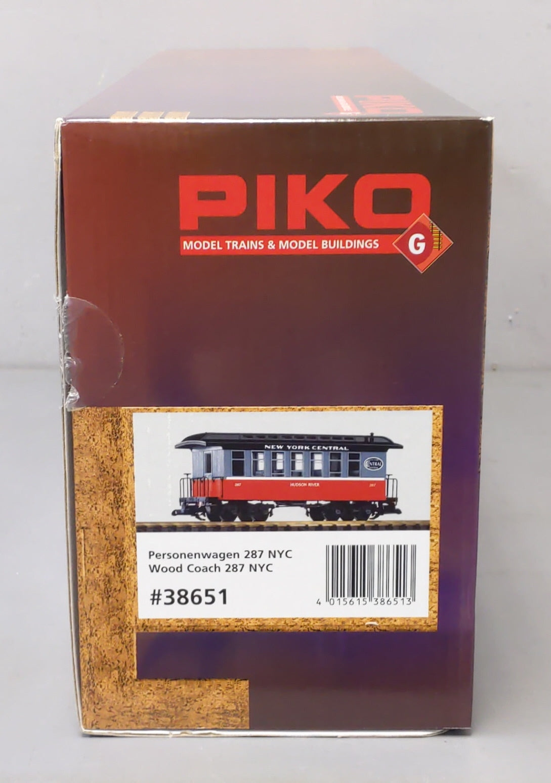 Piko 38651 G New York Central Wood Coach Car #287