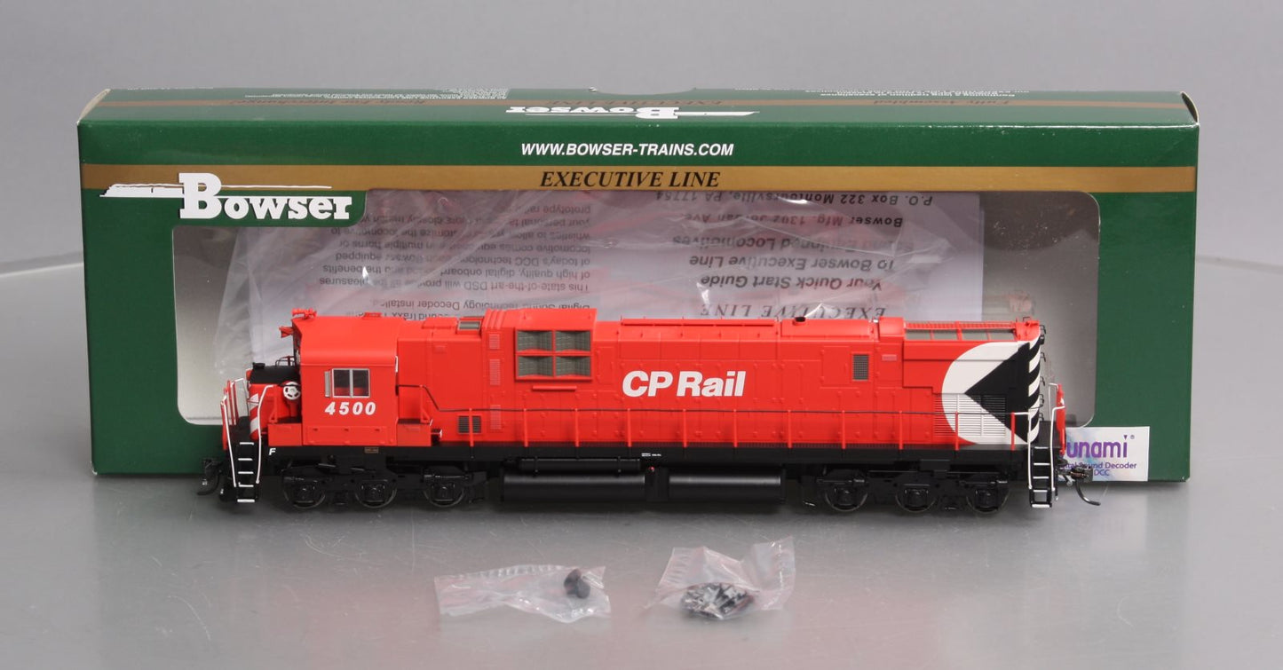 Bowser 23709 HO CP Rail Diesel Locomotive MLW C-630M #4500 w/DCC/Sound