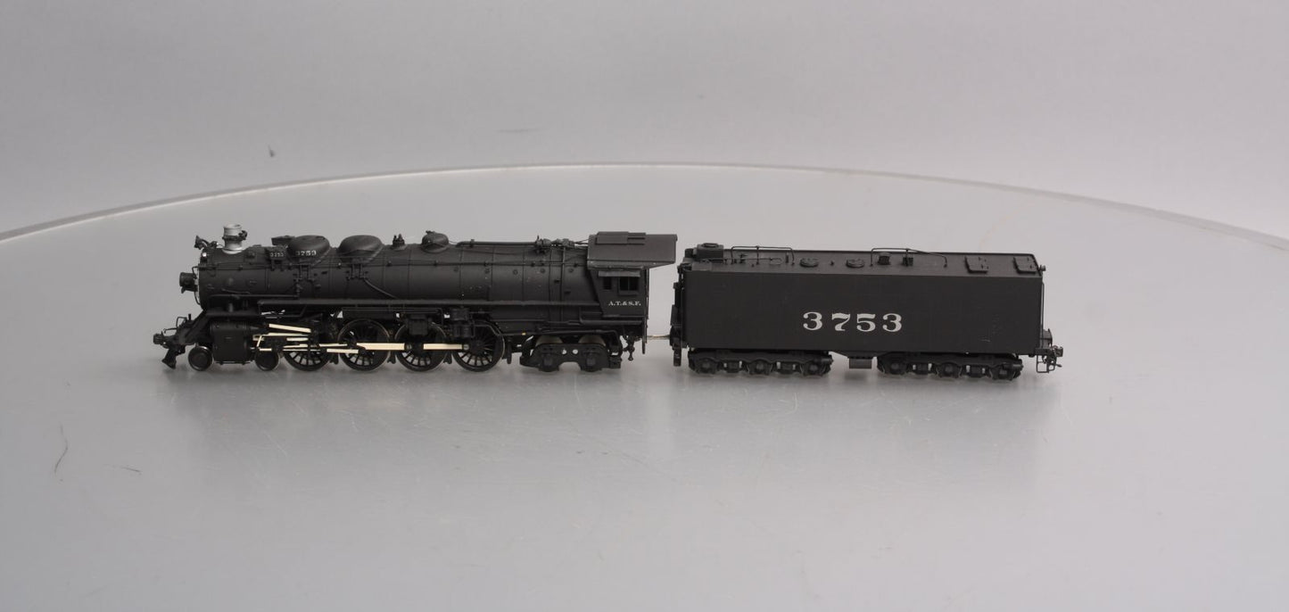 Hallmark HO Scale BRASS A.T.S.F. 5000 Series 4-8-4 Steam Locomotive & Tender EX/Box