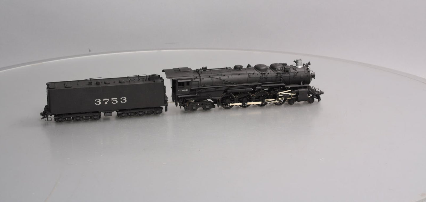 Hallmark HO Scale BRASS A.T.S.F. 5000 Series 4-8-4 Steam Locomotive & Tender EX/Box