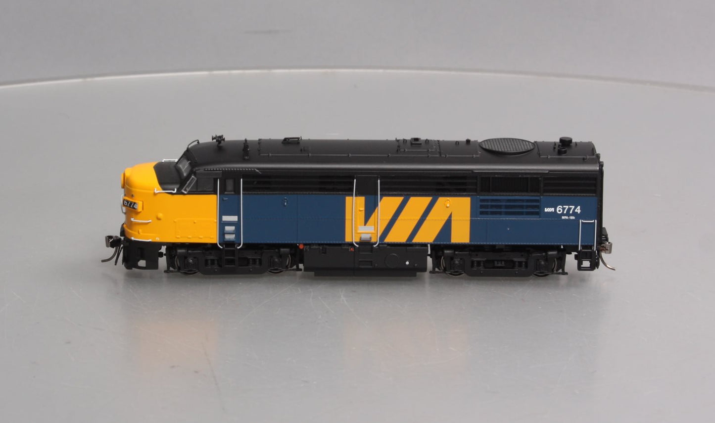 Rapido Trains 20519 HO VIA Rail Canada MLW FPA4 with Sound & DCC #6774