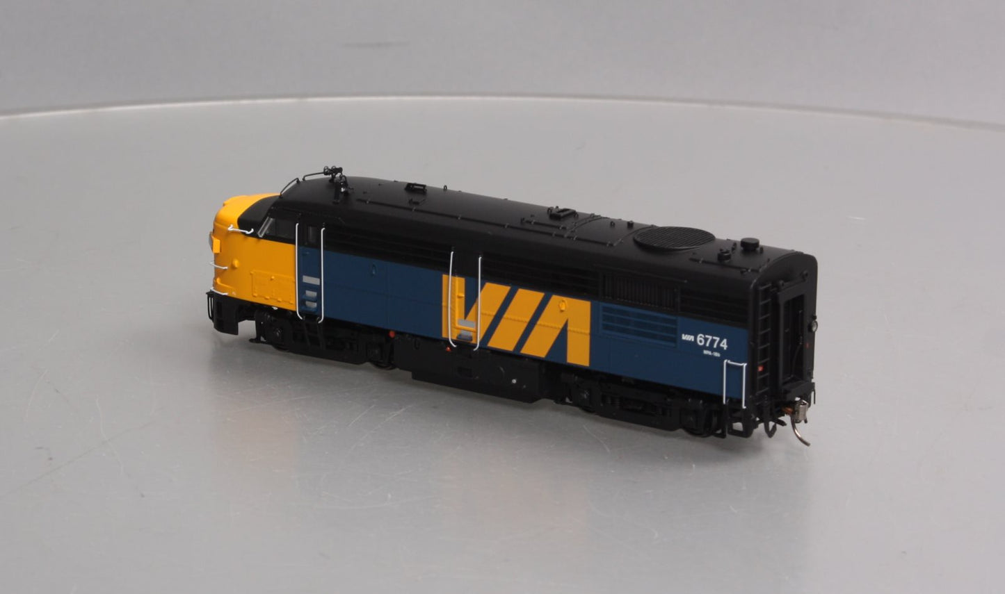 Rapido Trains 20519 HO VIA Rail Canada MLW FPA4 with Sound & DCC #6774