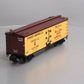Atlas 8140-3 O Gauge Monarch Brewing Co. Reefer Car #9902 - 3 Rail NIB