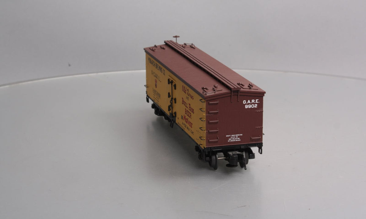 Atlas 8140-3 O Gauge Monarch Brewing Co. Reefer Car #9902 - 3 Rail NIB