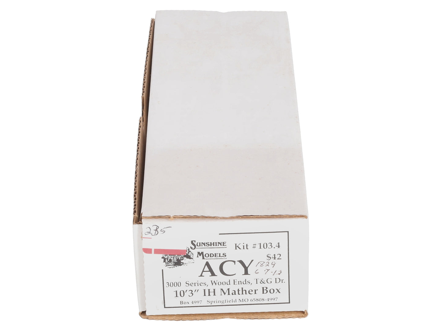 Sunshine Models 103.4 HO ACY 3000 Series IH Mather Boxcar Kit