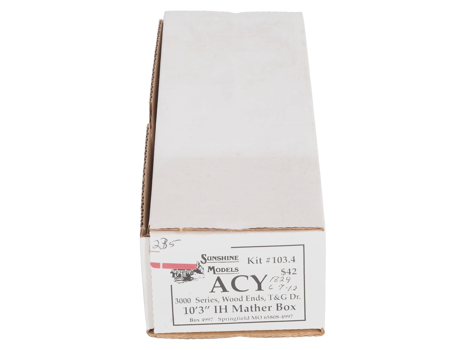 Sunshine Models 103.4 HO ACY 3000 Series IH Mather Boxcar Kit