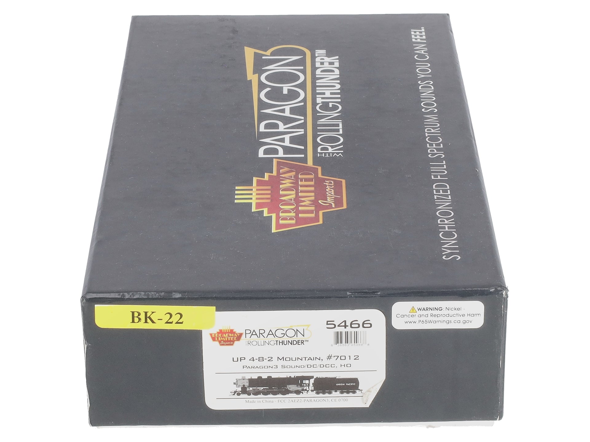 Broadway Limited 5466 HO Union Pacific 4-8-2 Mountain Steam Locomotive #7012