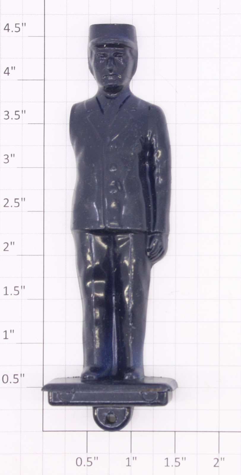 Lionel 1045-21 Unpainted Blue Front Half Flagman Figure