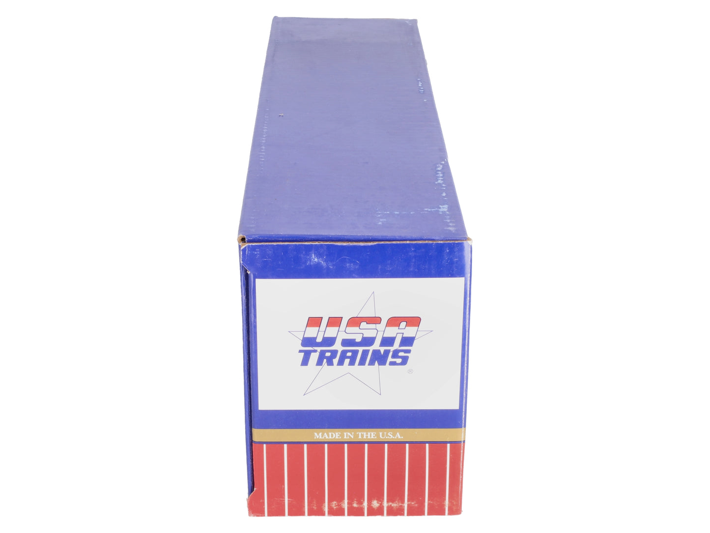 USA Trains R19043B G Burlington Simulated Steel Box Car (Black/Silver) #30707