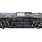 USA Trains R19043B G Burlington Simulated Steel Box Car (Black/Silver) #30707 EX/Box