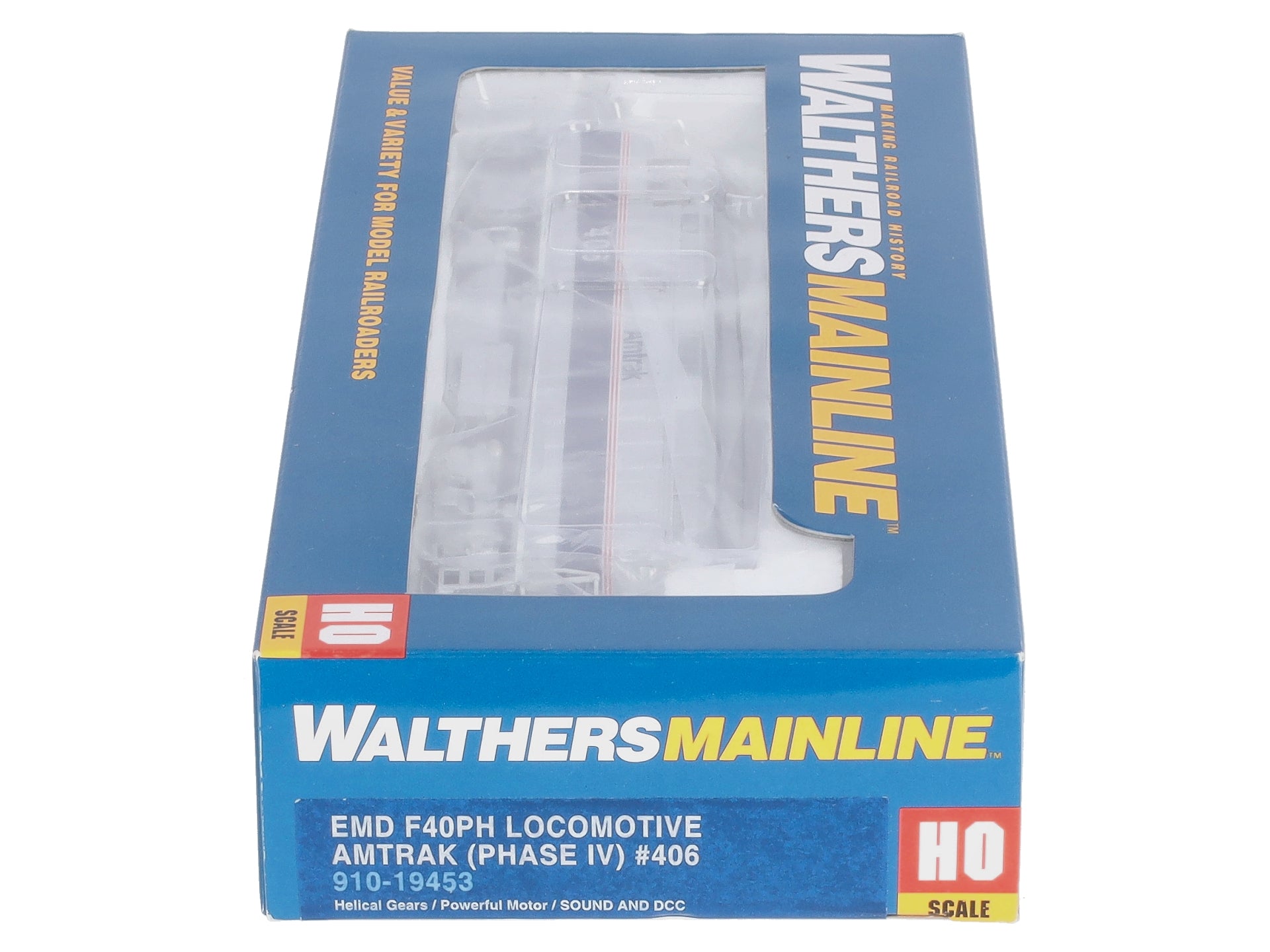 Walthers 910-19453 HO Amtrak EMD F40PH - SoundTraxx Sound & DCC #406