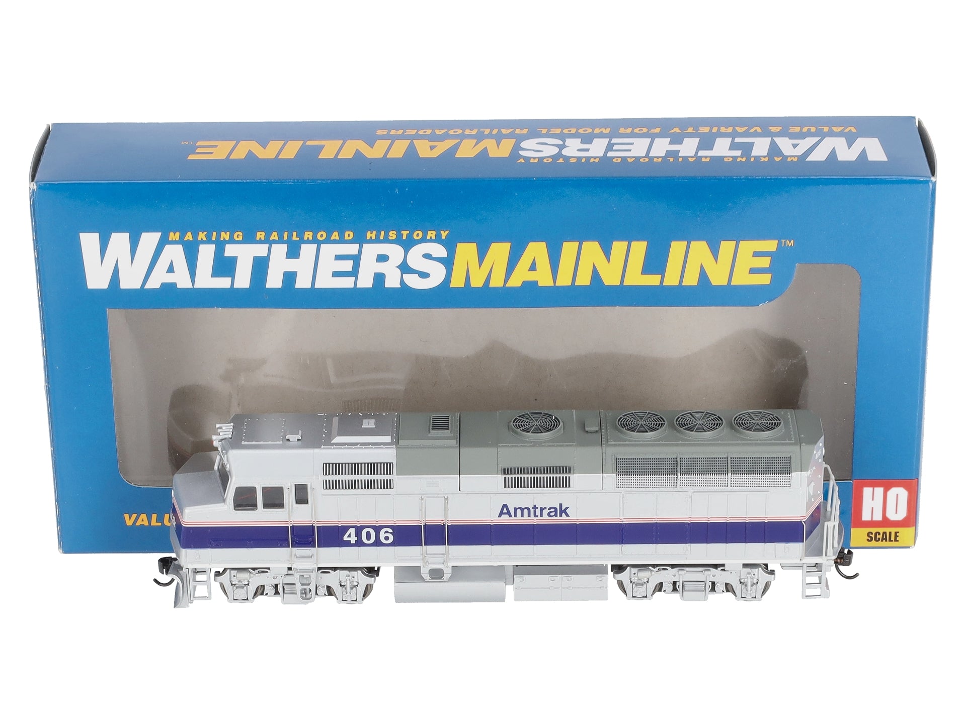 Walthers 910-19453 HO Amtrak EMD F40PH - SoundTraxx Sound & DCC #406