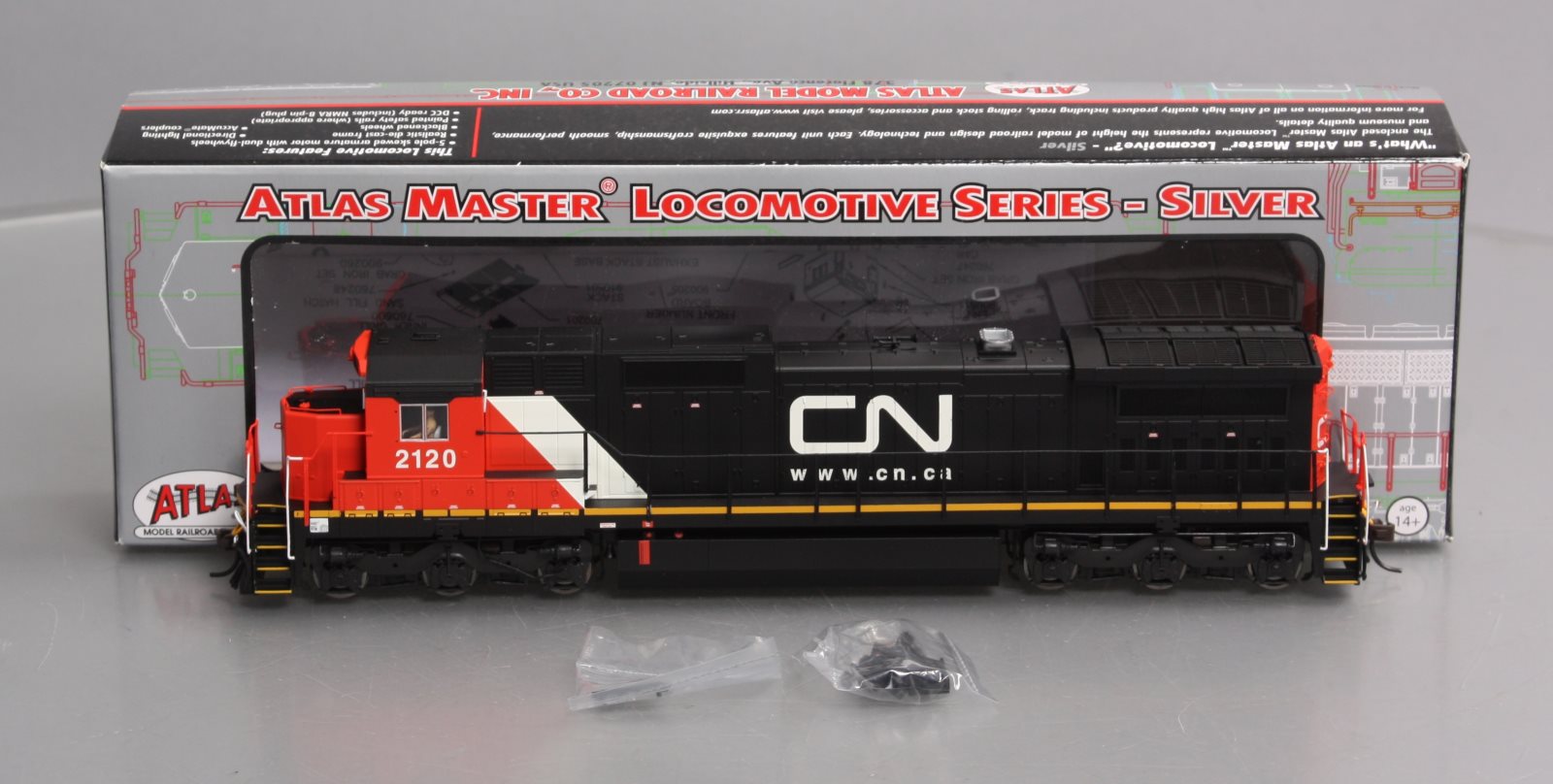 Atlas 10001224 HO Canadian National Dash 8-40C Diesel Locomotive #2120
