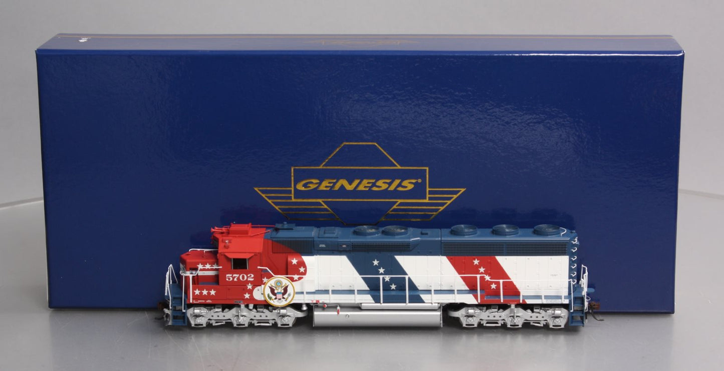 Athearn G67225 HO Santa Fe Bicentennial SD45-2 Diesel Loco #5702 w/DCC/Sound