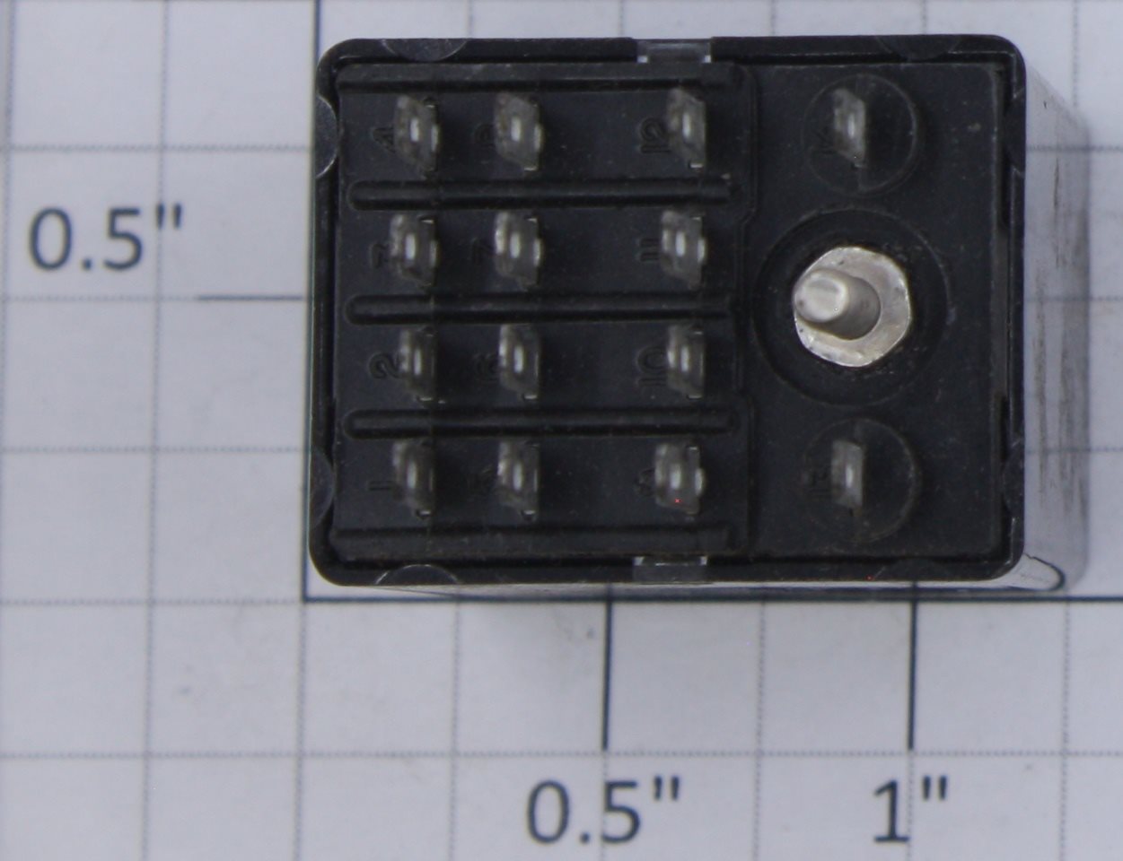 Potter & Brumfield KHAU-17A11-12 4 Pole Double Throw 12 Volt Relay
