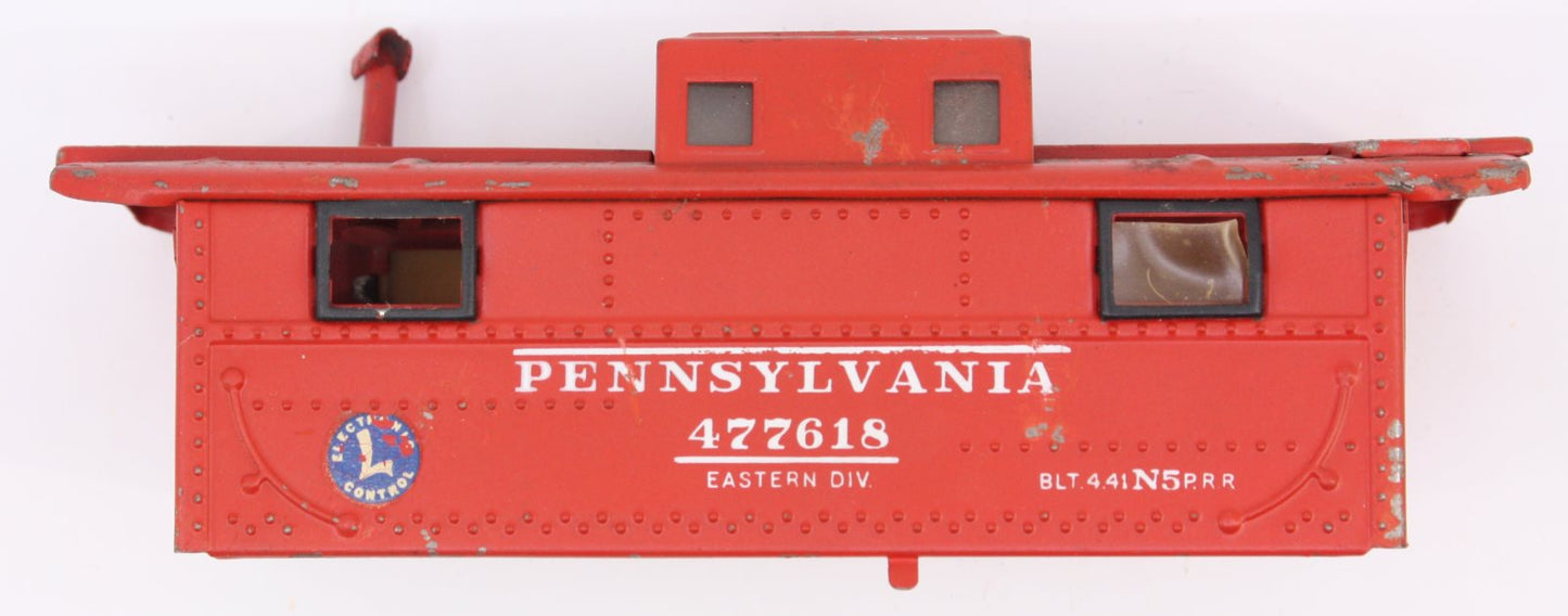 Lionel 4457-1 Pennsylvania N5 Caboose Shell #477618 - Damaged
