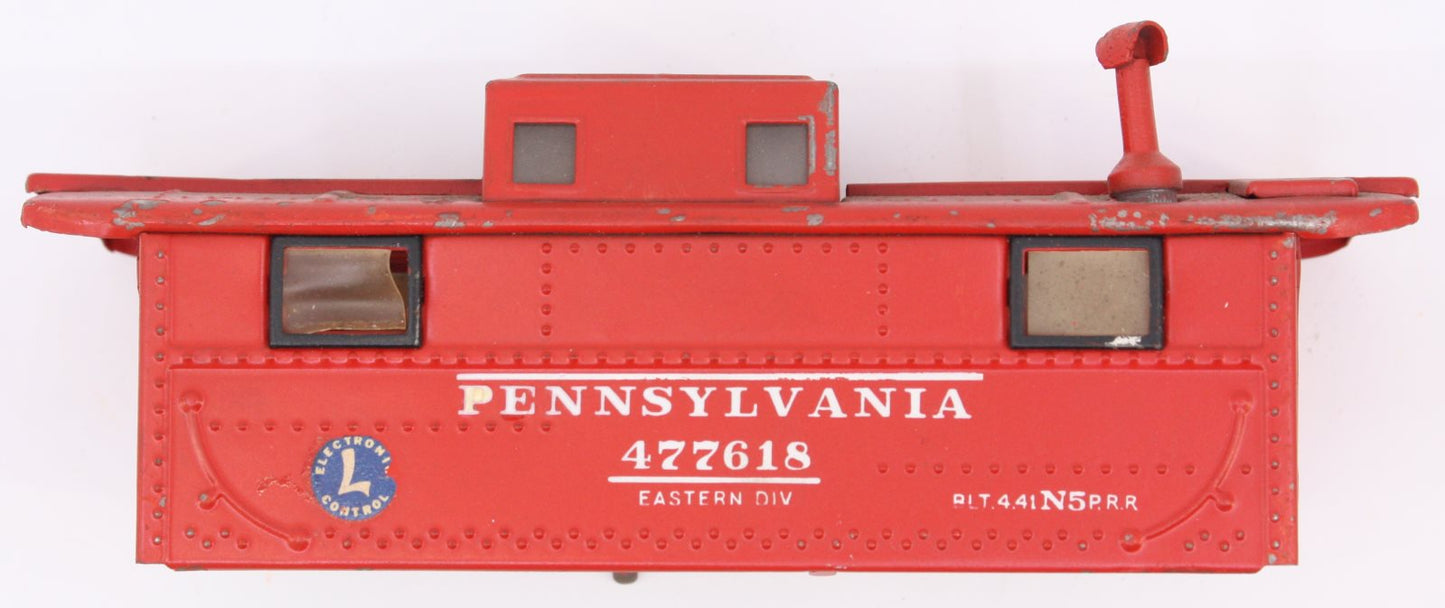 Lionel 4457-1 Pennsylvania N5 Caboose Shell #477618 - Damaged