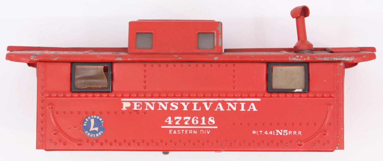 Lionel 4457-1 Pennsylvania N5 Caboose Shell #477618 - Damaged
