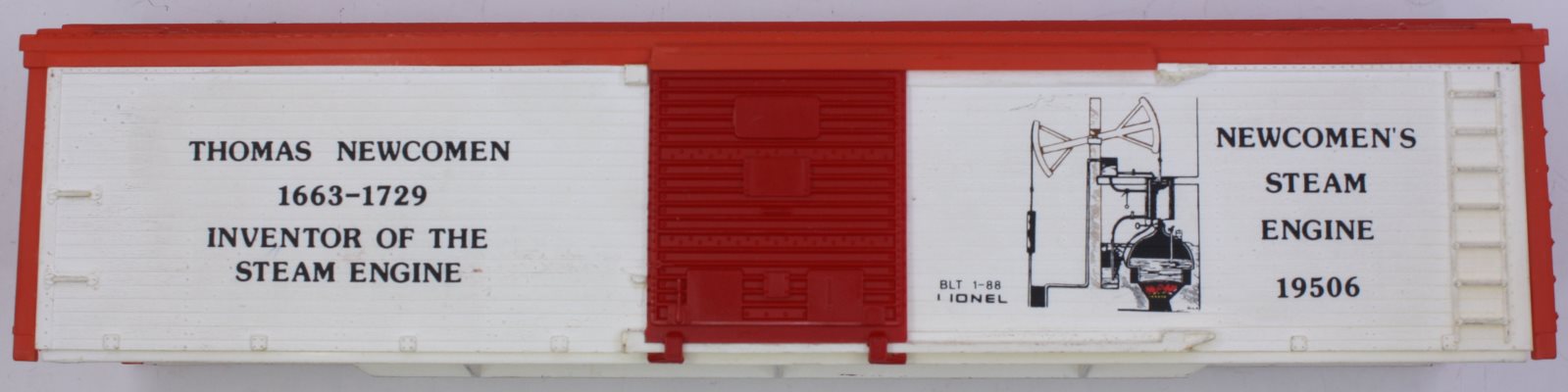 Lionel 19506-1 Thomas Newcomen Inventor Reefer Shell with Door