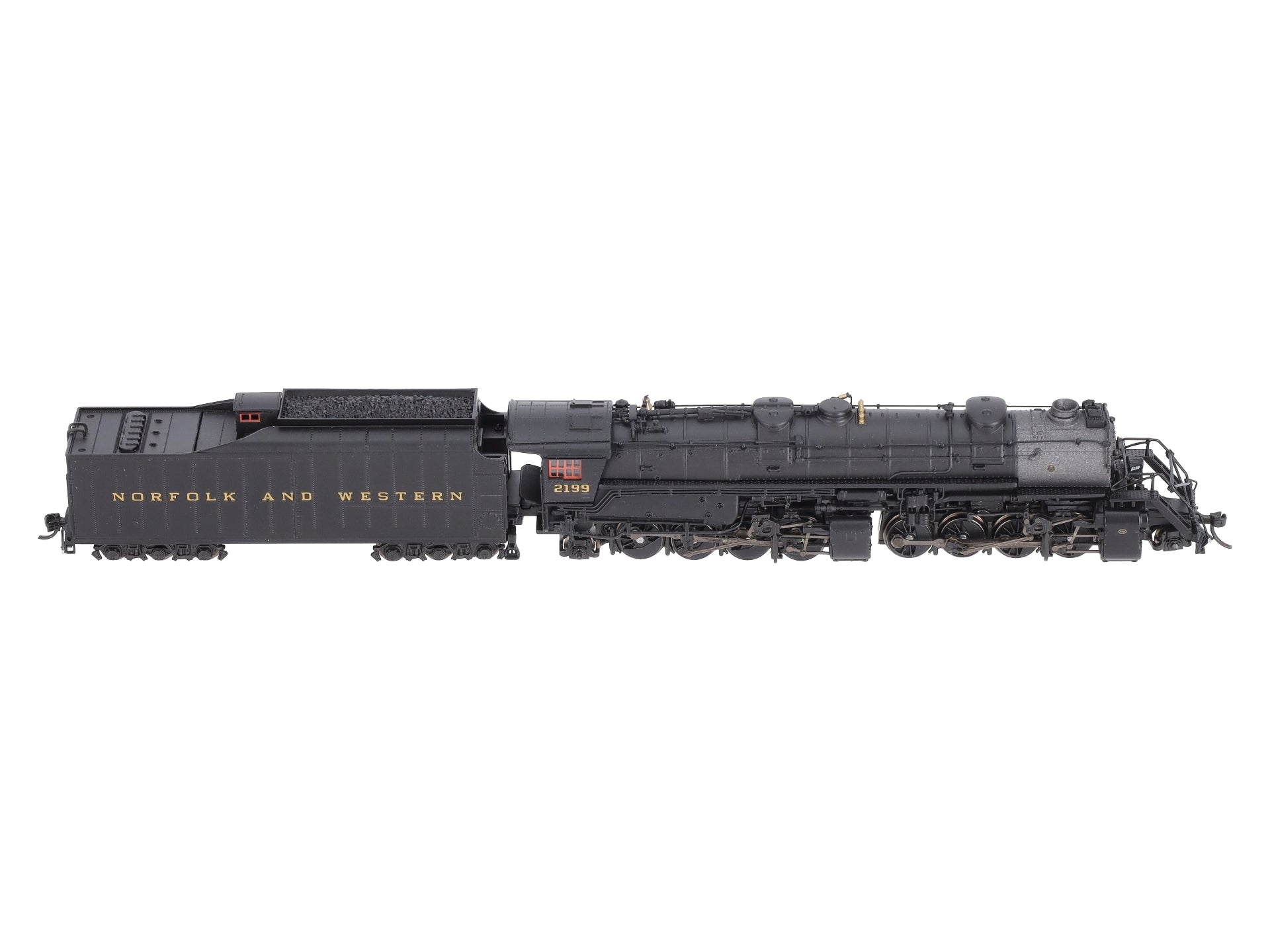 鉄道模型 UNITED N&W CLASS A 2-6-6-4 Broadway Limited 7223 N N&W Y6b 2-8-8-2 Steam Locomotive P4 Sound