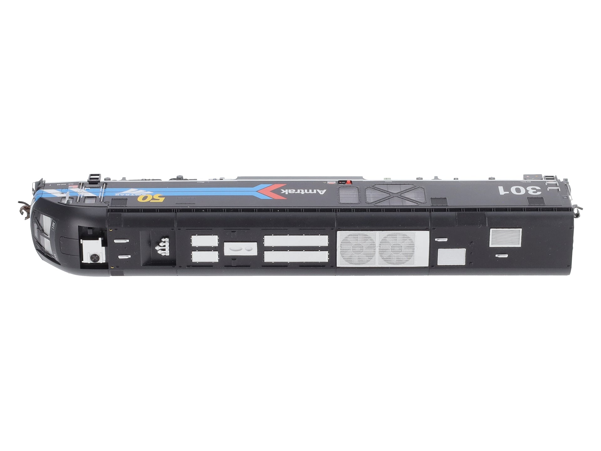 Bachmann 68303 HO Amtrak 50th Anniversary ALC-42 Charger #301 with DCC/Sound