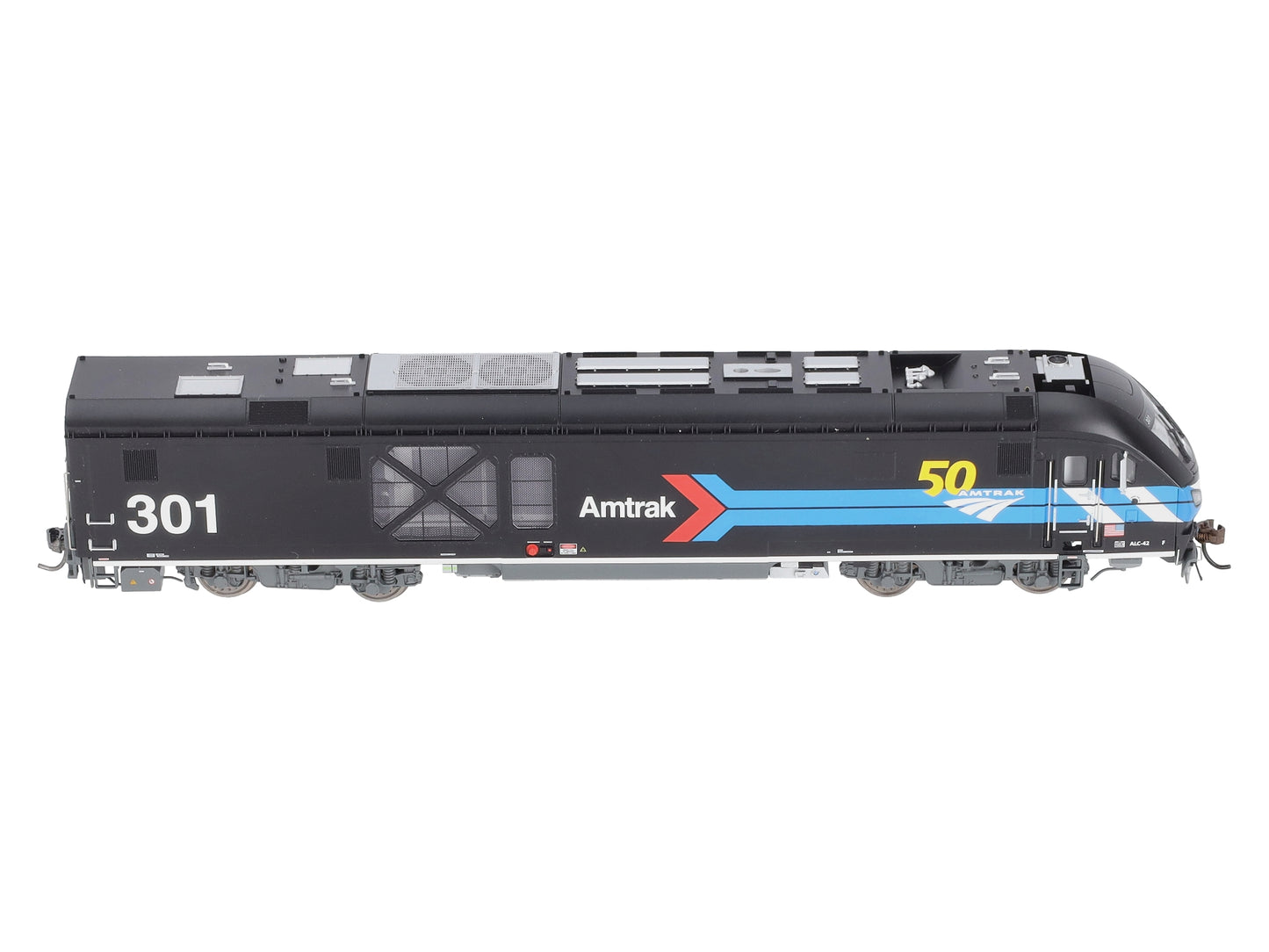 Bachmann 68303 HO Amtrak 50th Anniversary ALC-42 Charger #301 with DCC/Sound