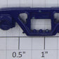 MTH DA-61500001X Royal Blue 4-Wheel Diecast Truck Side