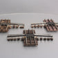 Gargraves 121 O Gauge 3 Rail Phantom Tinplate 90 Degree Crossovers [3] VG