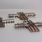 Gargraves 121 O Gauge 3 Rail Phantom Tinplate 90 Degree Crossovers [3] VG