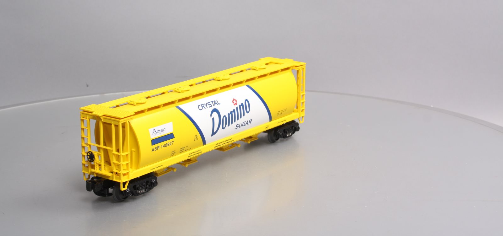 MTH 30-75112 O Domino Sugar 4-Bay Cylindrical Hopper Car LN/Box