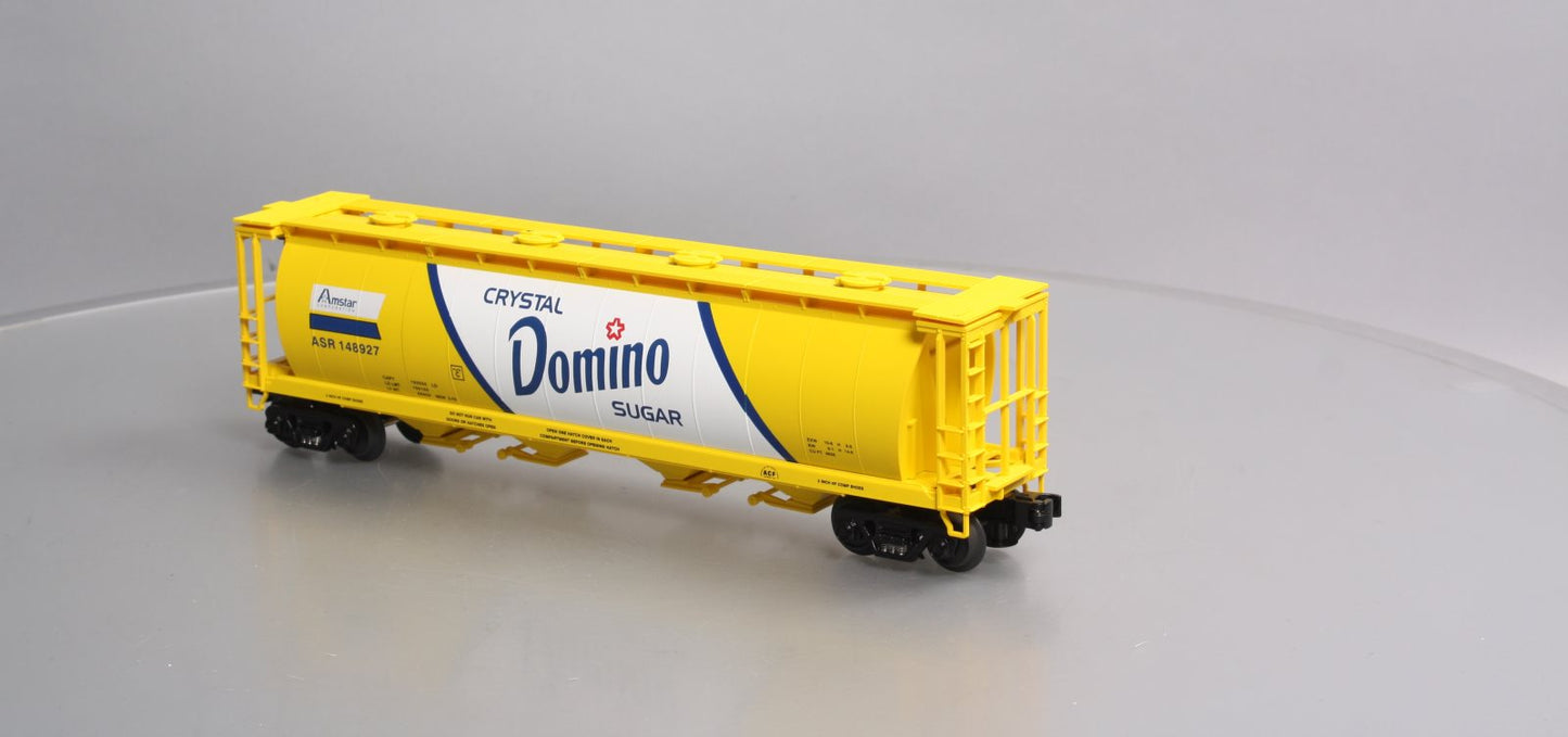 MTH 30-75112 O Domino Sugar 4-Bay Cylindrical Hopper Car LN/Box