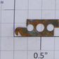 Lionel 3451-31 Operating Lumber Car Contact Strip with Surface Rust