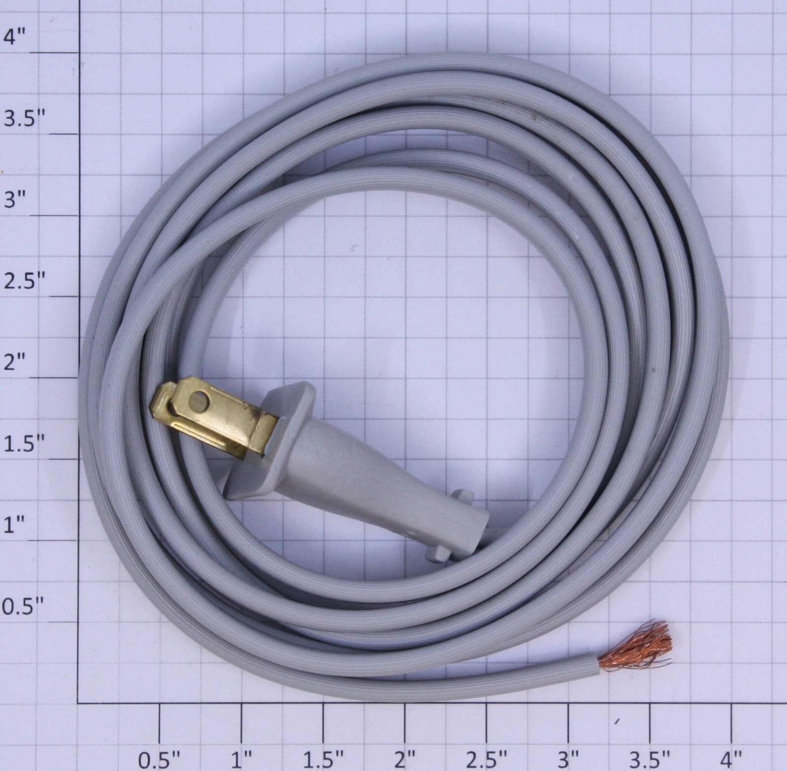 American Flyer X11A980A 22090 6' Gray Transformer Cord and Plug Assembly
