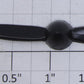 Lionel 6966-55 O Gauge Black Airplane Propeller without Plastic Shaft