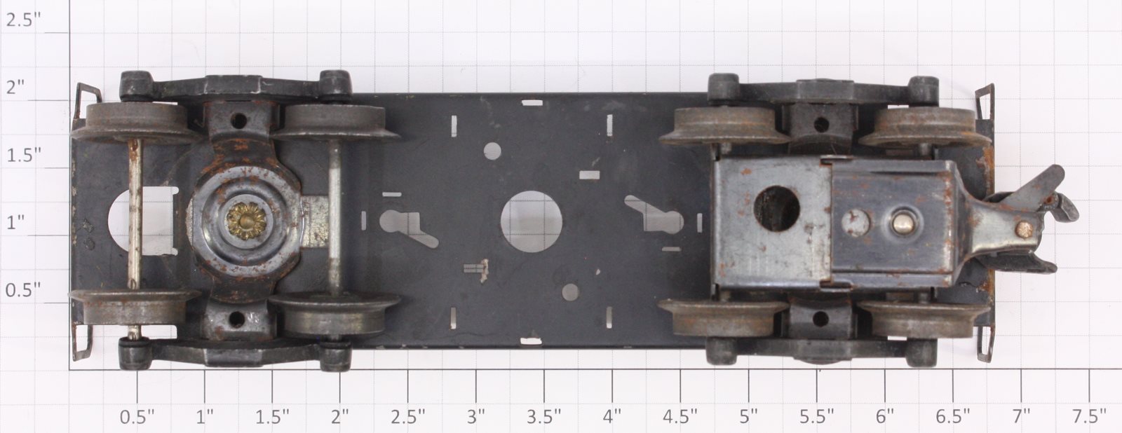 Lionel 6257-11 O Gauge Caboose Frame with Operating Coupler Truck