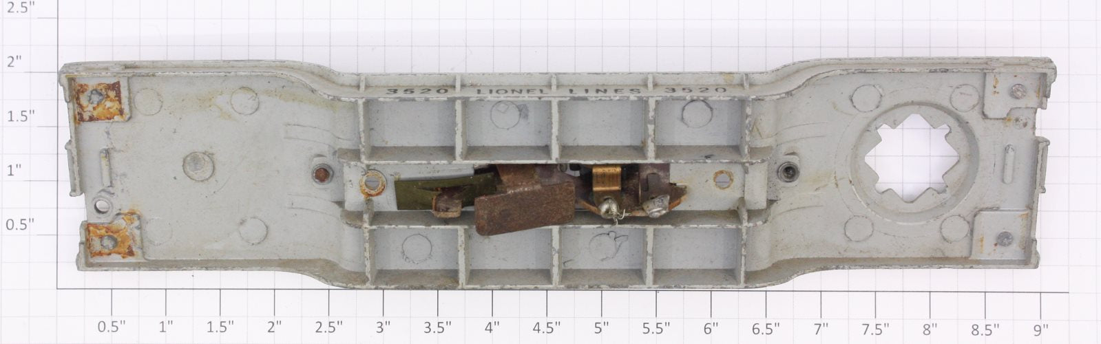 Lionel 3520-02 Searchlight Car Frame with 6520-25 Switch Mechanism