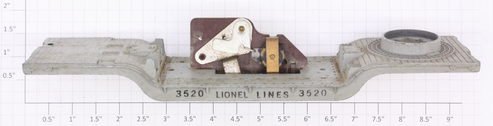 Lionel 3520-02 Searchlight Car Frame with 6520-25 Switch Mechanism
