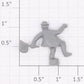 Lionel 3444-18 Hobo Figure Unpainted