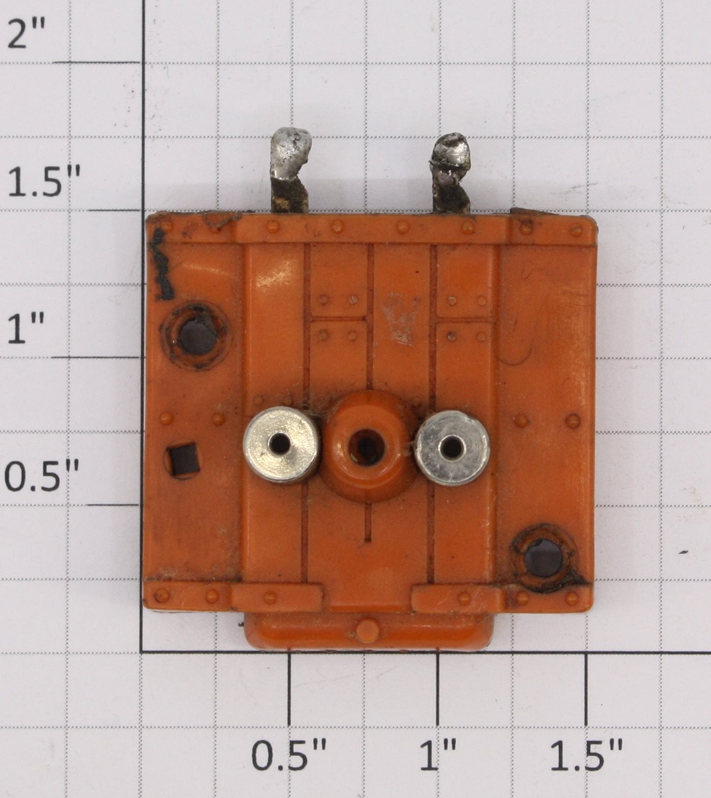 Lionel 50-59 Orange Brush Plate Assembly