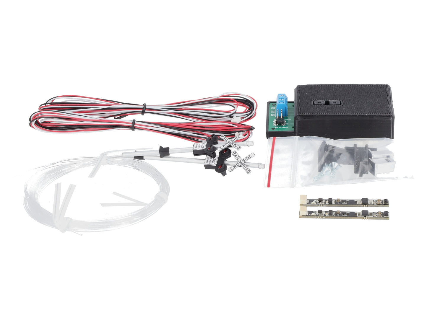 Dwarvin DVIRRXK102 HO Scale Railroad Crossing Flasher Kit w/o Power Supply