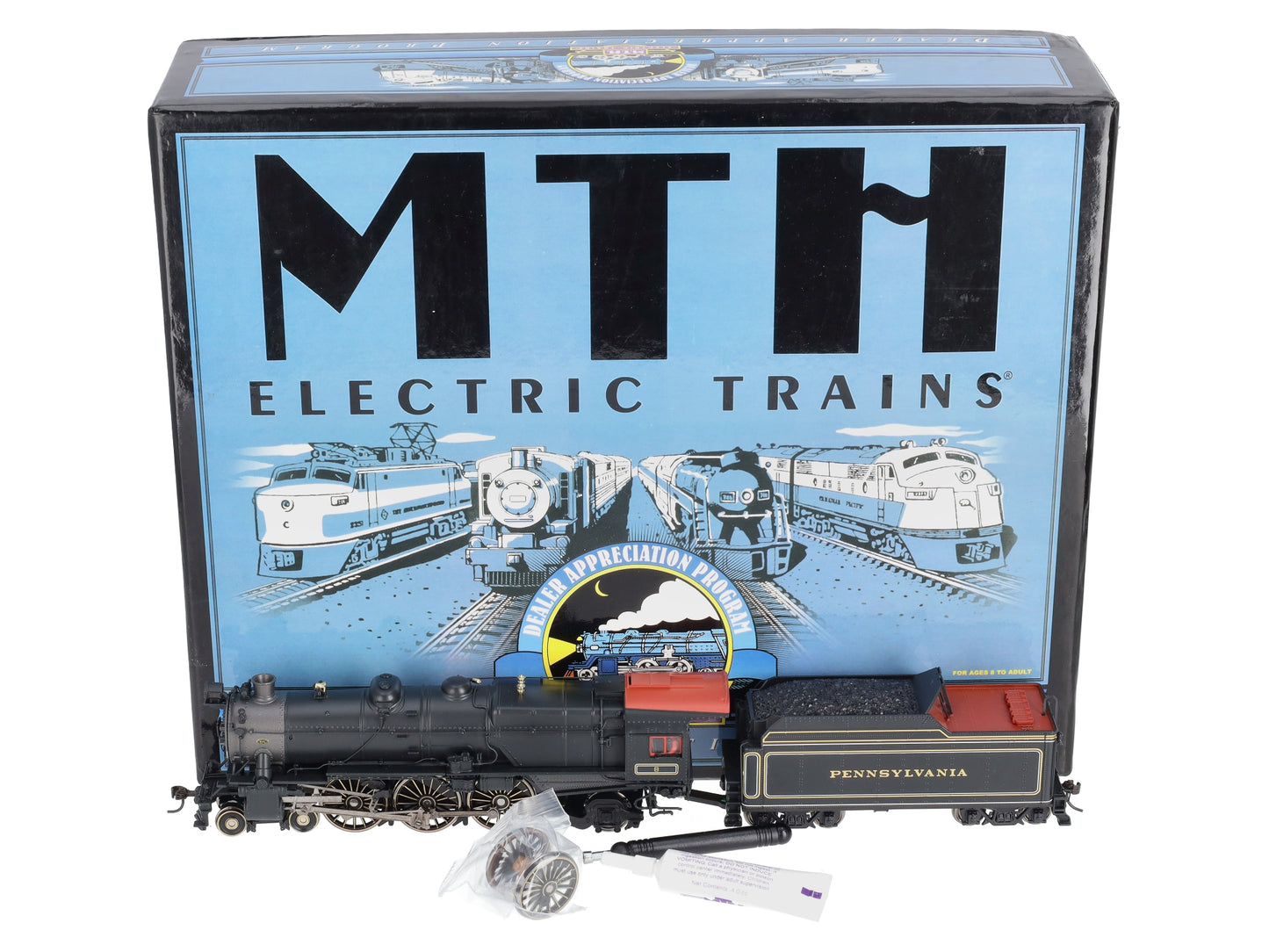 MTH 20-80007E Pennsylvania HO Scale 4-6-2 K4s Steam Loco w/PS3