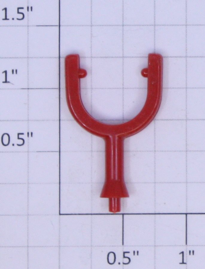 American Flyer 774-01XB S 774 Yard Tower Red Plastic Searchlight Bracket