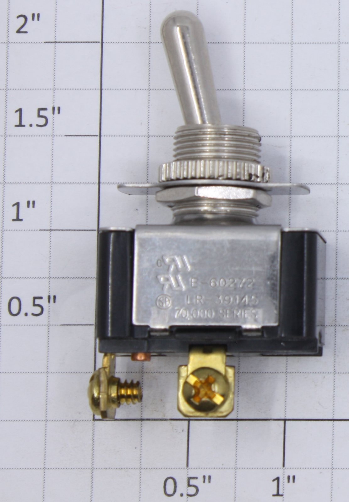 Acme 0826-01 SPST Heavy Duty Toggle Switch 10A @ 277VAC, 20A @ 125VAC 3/4 HP