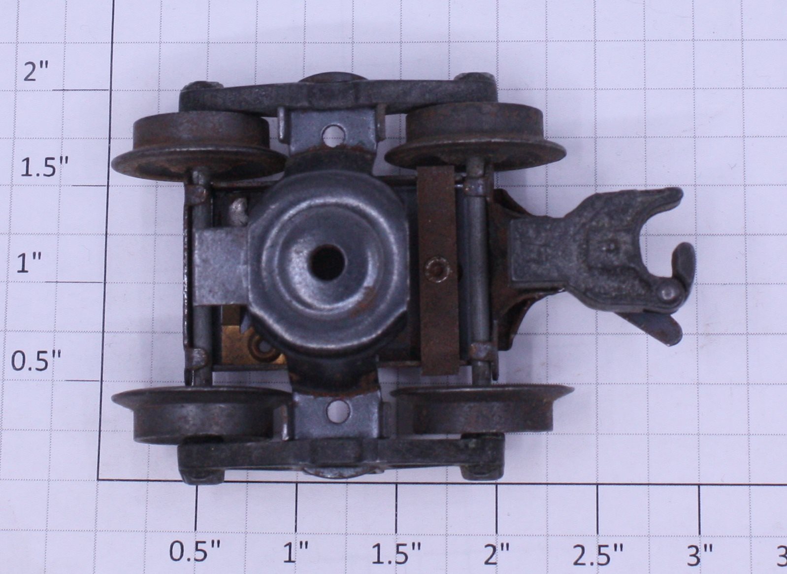 Lionel 479-3 Bar End Freight Car Coupler Truck with Sliding Shoe - No Stud