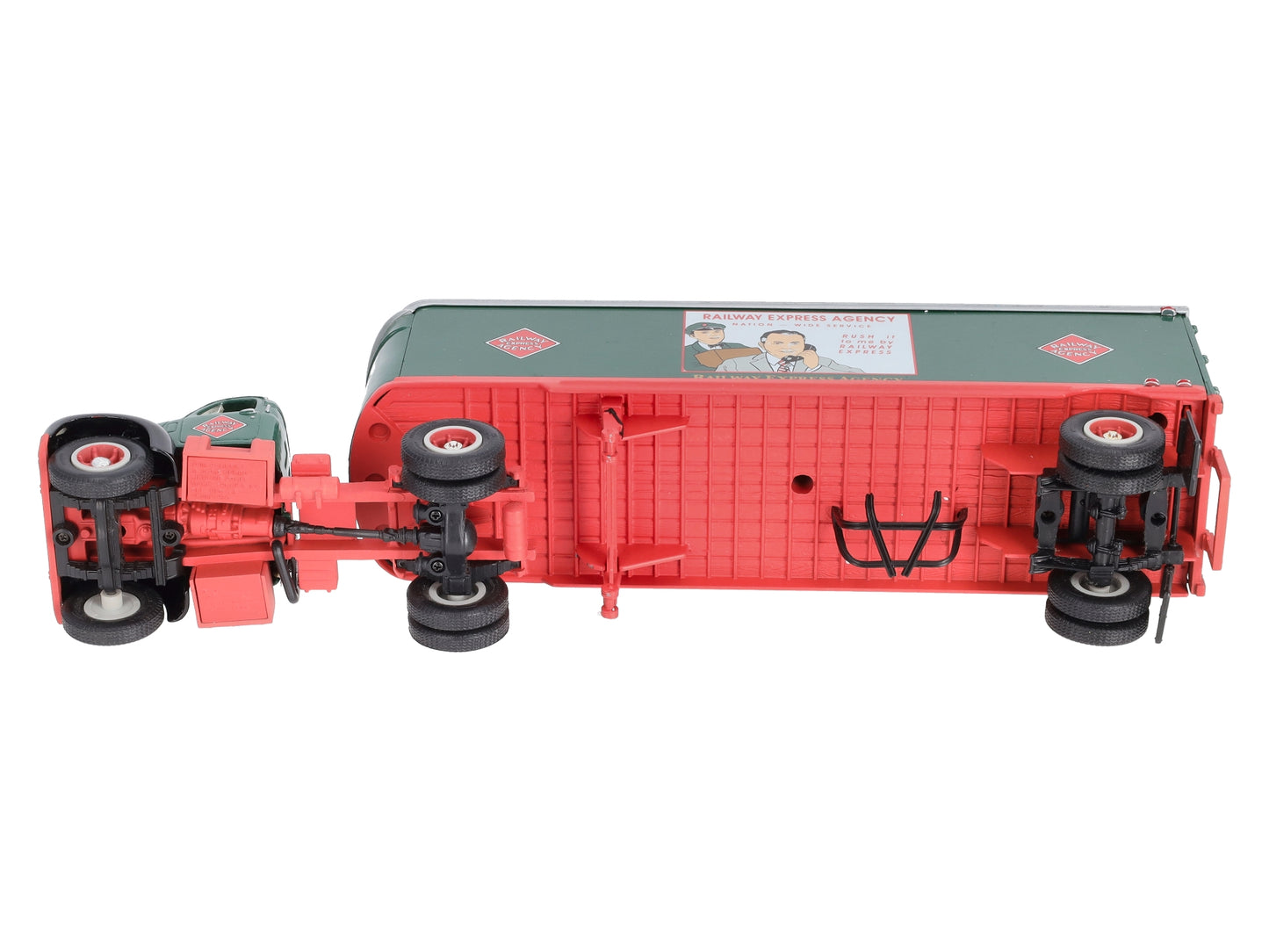 Railway Express 19-1654 1:34 Scale 1960 Model B-61 Mack Tractor Trailer EX/Box