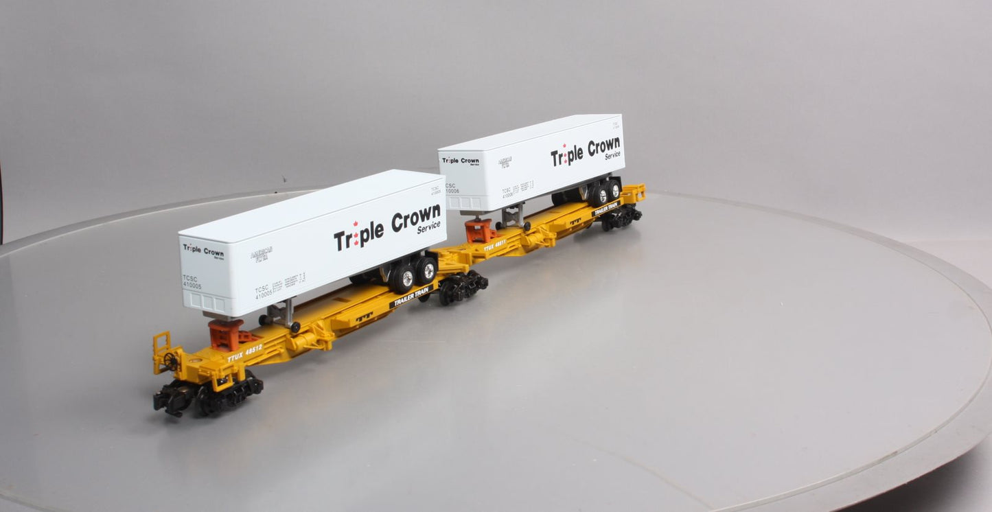 American Flyer S Gauge 6-48511 Triple Crown TTUX Intermodal Car LN/Box