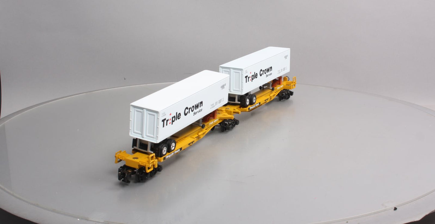 American Flyer S Gauge 6-48511 Triple Crown TTUX Intermodal Car LN/Box